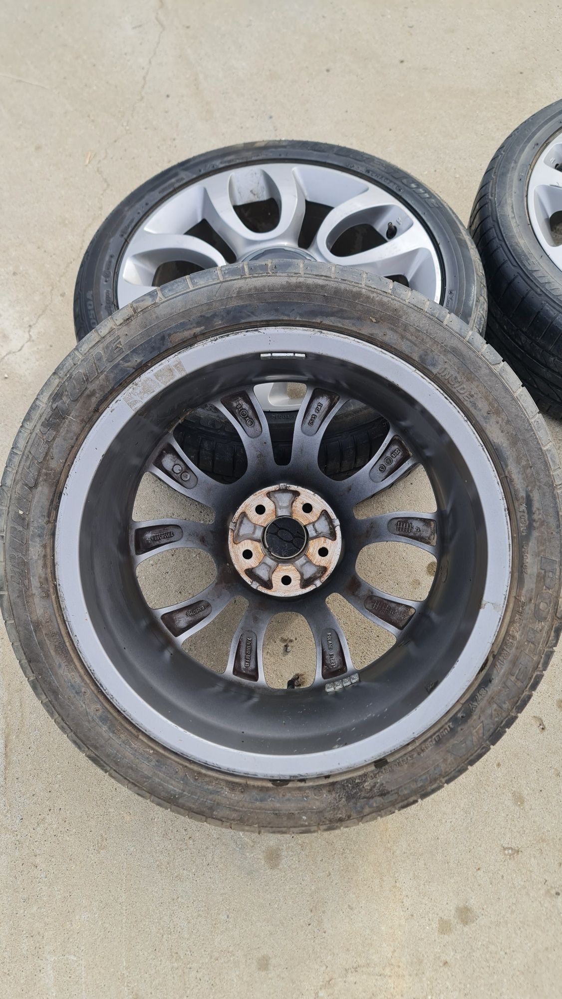 Set jante roti 17 inch Fiat 500 500L capac anvelope