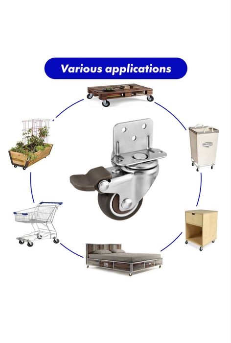 Set 4 roti pivotante NOI