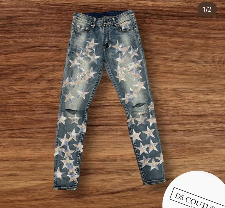 Blugi cu stele stil amiri