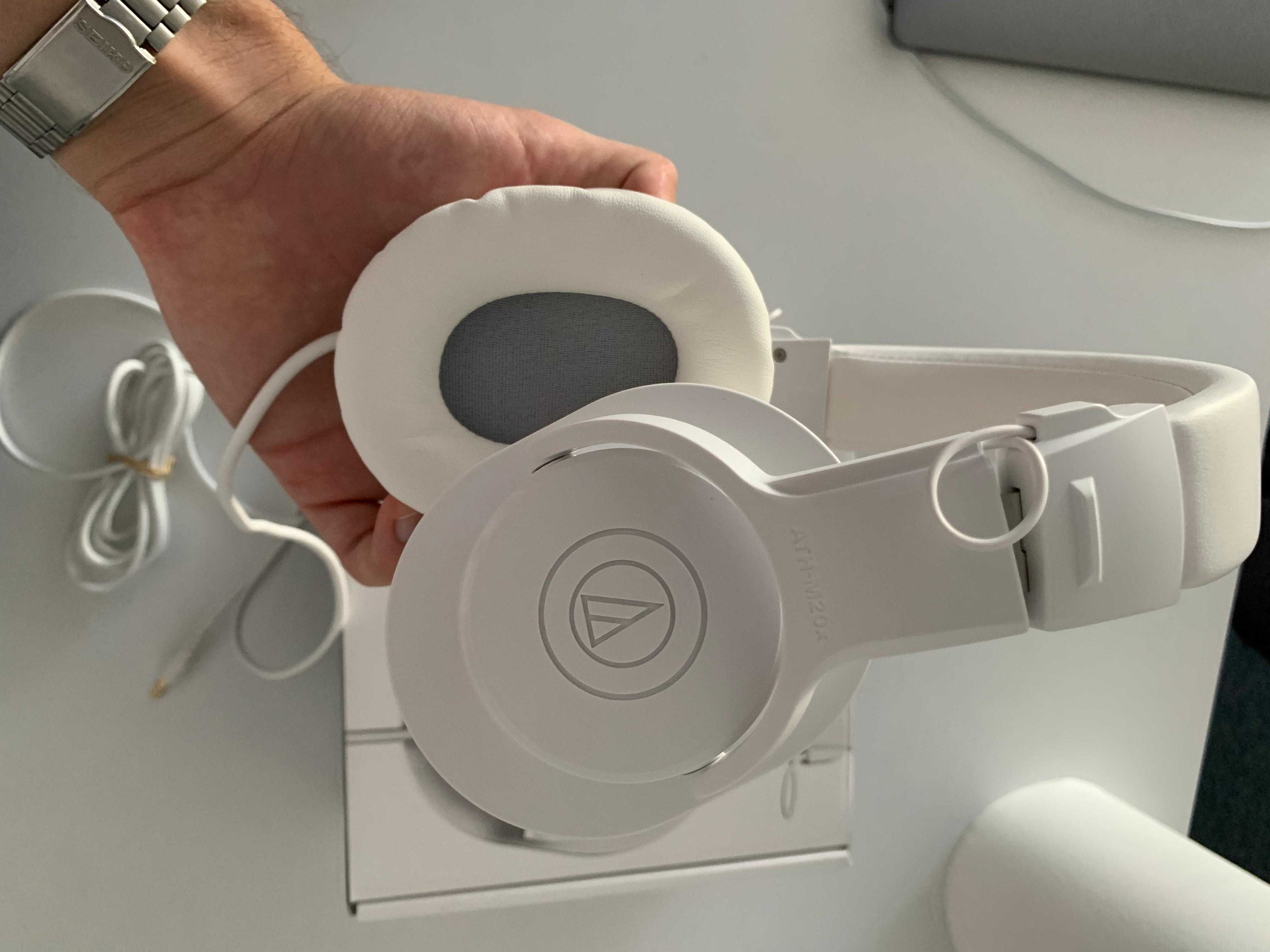 Casti Audio-Technica ATH-M20x Alb ca NOI