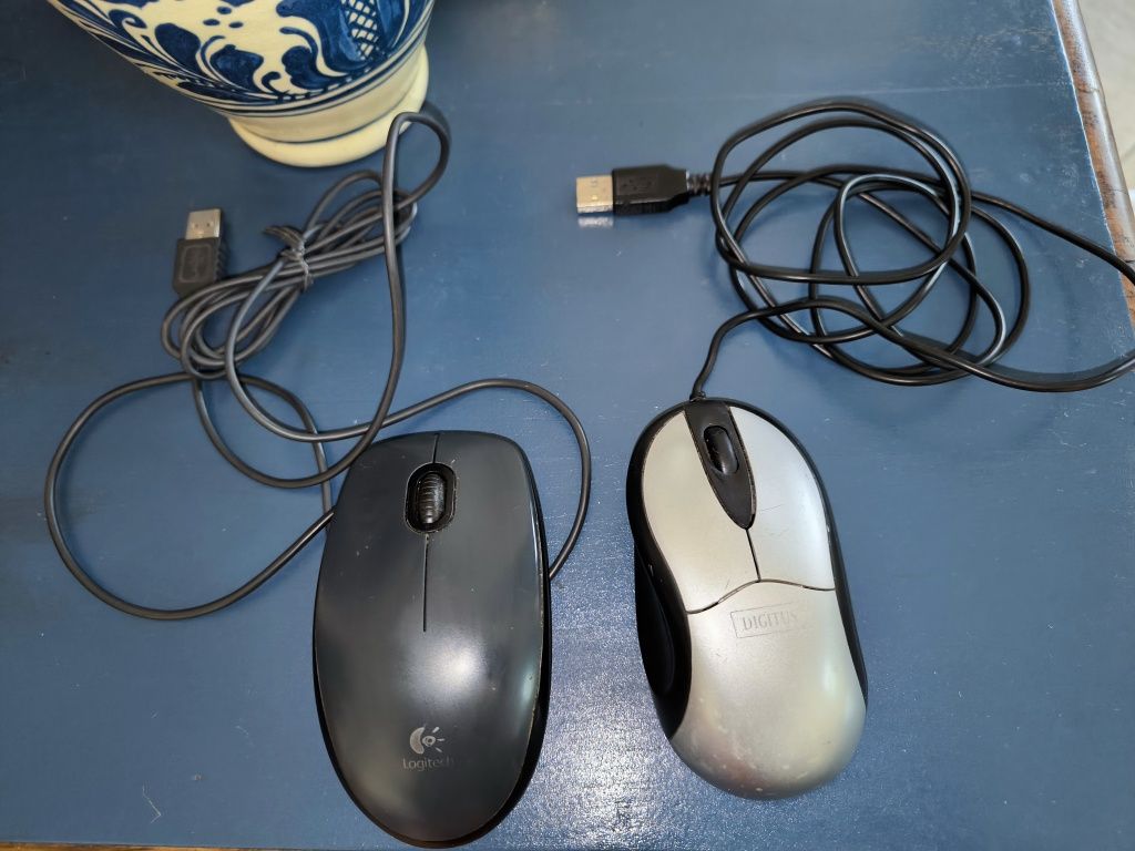 2 Mouse; Logitech M 100 și Digitus AGM 107E