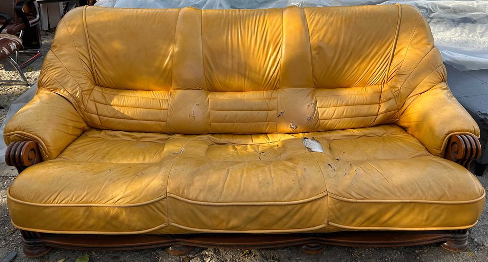 Canapea 2,20 m Cu cadru din lemn masiv pentru reconditionare