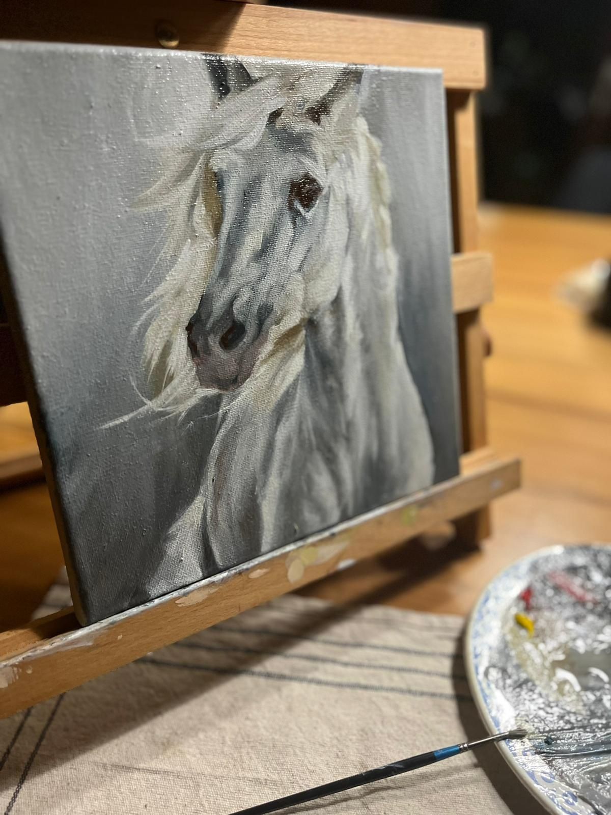 Рисую портреты животных.