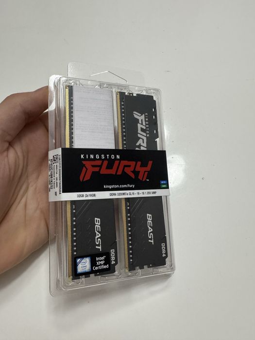 Kit RAM 32gb Kingston Fury Beast 3200Mhz CL16