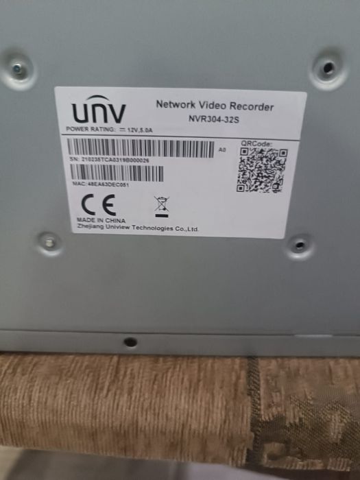 Видеорегистратор 8-16-32 камеры unv
