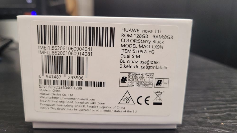 Telefon mobil Huawei Nova 11i, 8GB RAM, 128GB impecabil