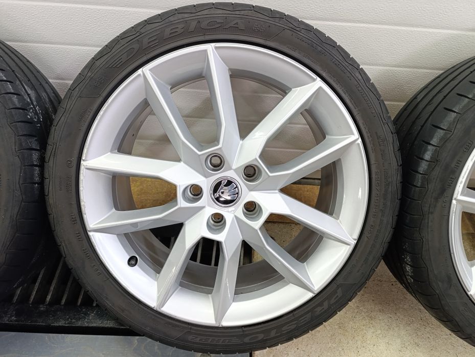 Джанти с гуми 18 5х112  Шкода Skoda