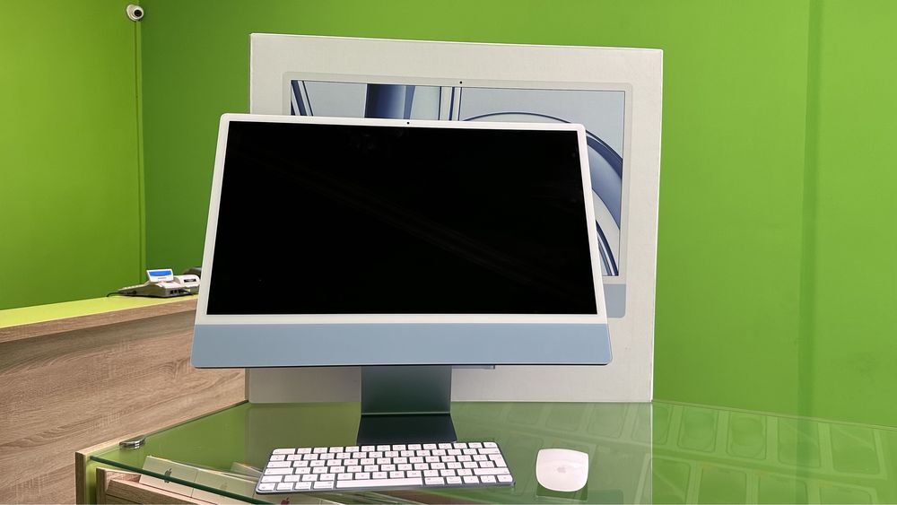 iMac 24” Apple M3 8/256GB Blue/Impecabil/Factura si Garantie