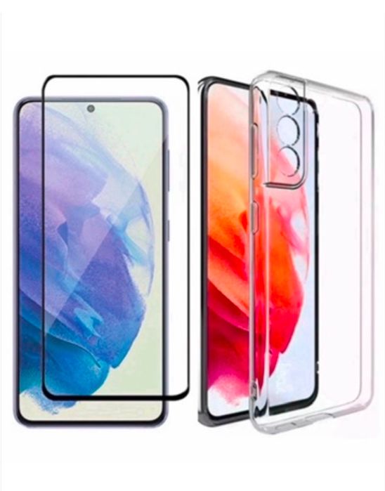 Samsung  S20 S21 S23 S24 FE Pachet Husa Silicon + Folie Sticla 11D