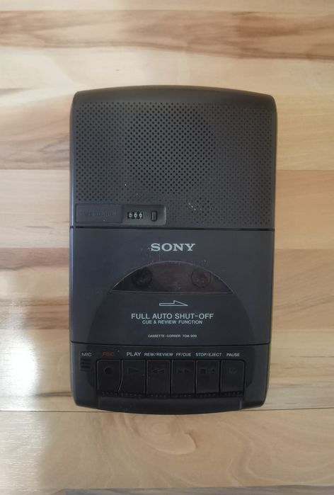 Casetofon portabil Sony Cassette Corder retro vintage colecție anii 90