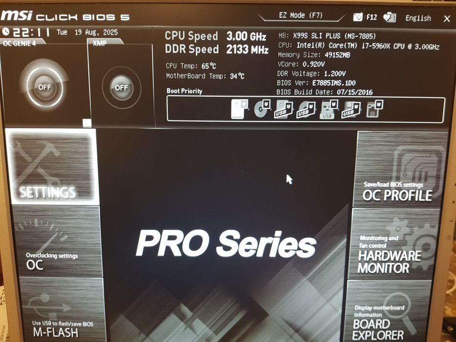 procesor i7 5960X Extreme Edition, cooler intel