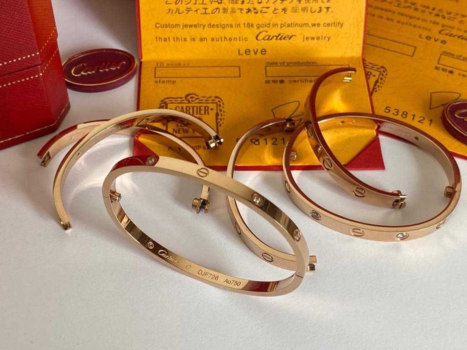 Brățară Cartier LOVE 17 Rose Gold 18K Slim