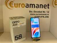 Telefon mobil OPPO A58, Dual SIM, 128GB, 6GB RAM, 4G, Glowing -D-