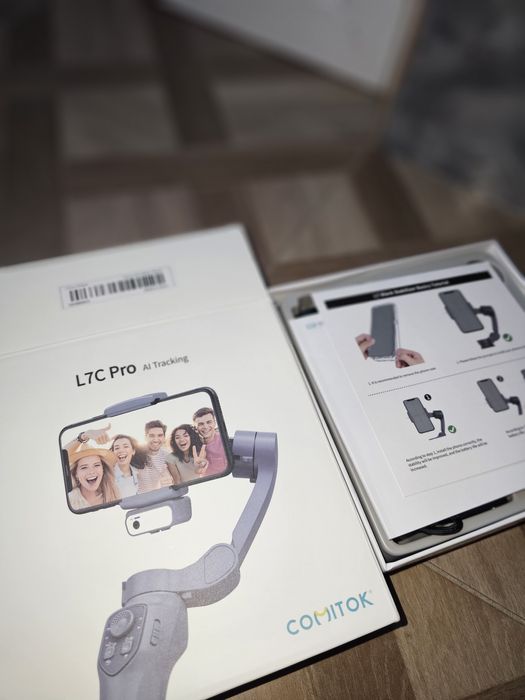 Stabilizator video L7C-Pro Gimbal + urmarire AI