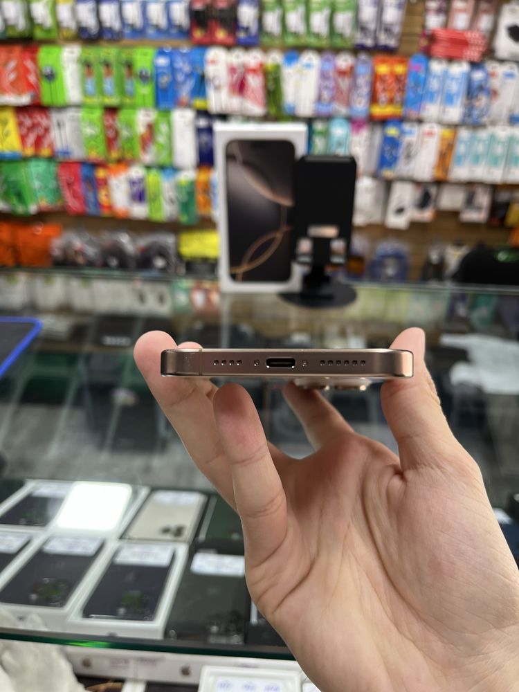 Iphone 16 Pro Max 256gb 100% Desert sim - Naqd va halol nasiya savdoga