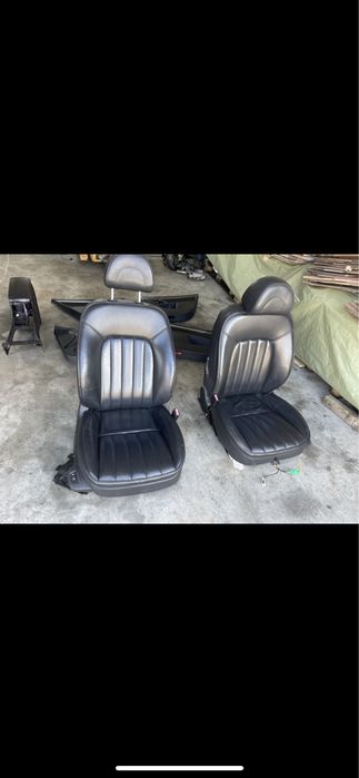 Interior scaune fata bancheta panouri piele Peugeot 407