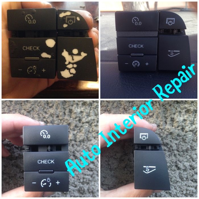Възстановяване на захабени копчета на Audi / бутони Volkswagen