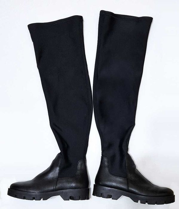 Cizme Negru Benvenuti Piele Naturala