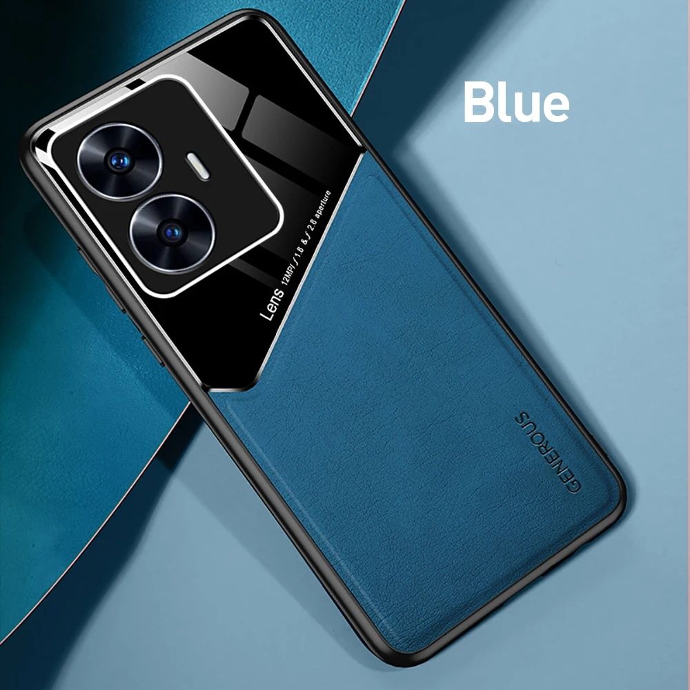Realme Note 60 / GENEROUS Кожен кейс гръб с магнит