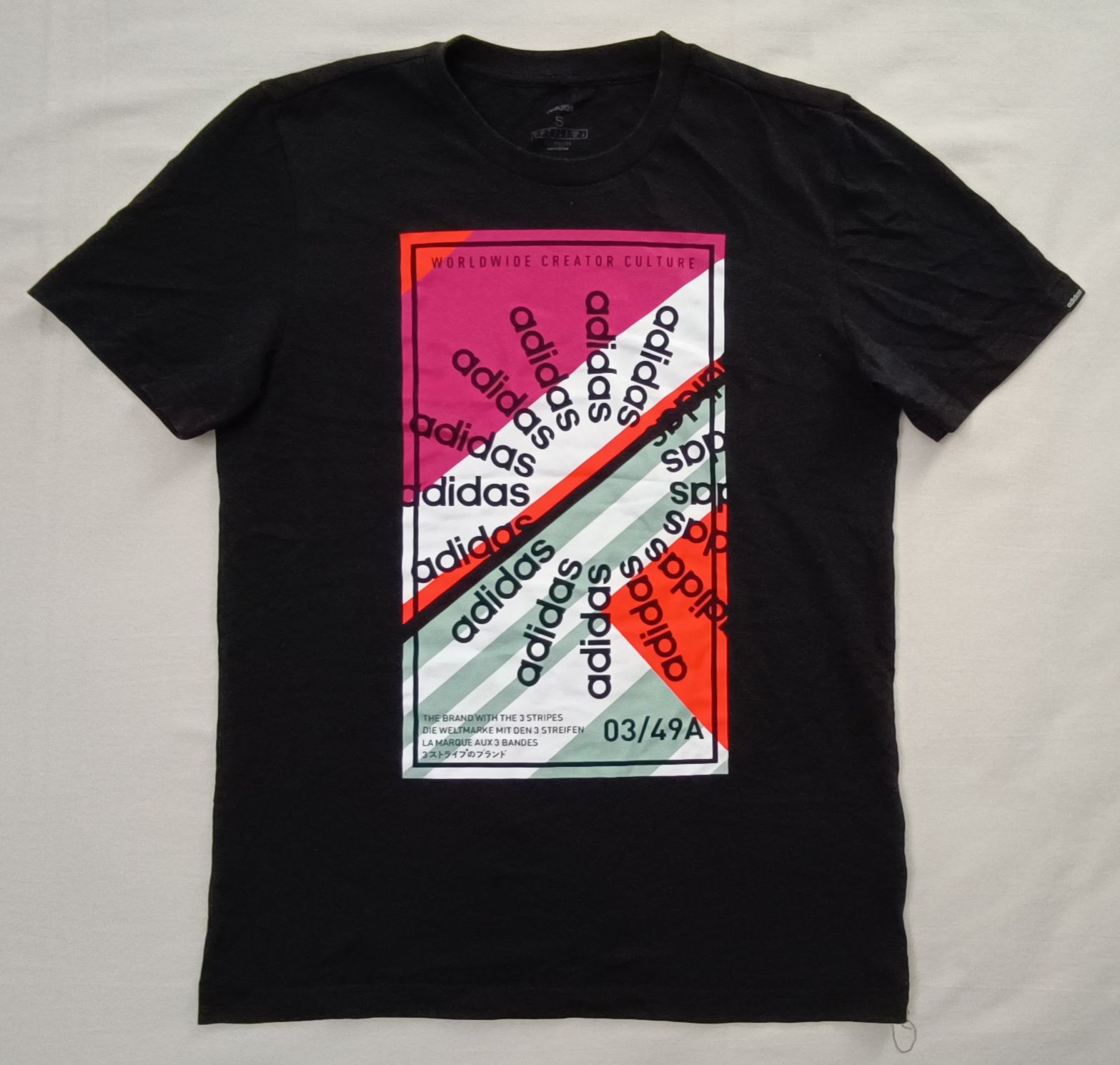 Adidas Logo Shirt оригинална тениска S Адидас памучна фланелка спорт