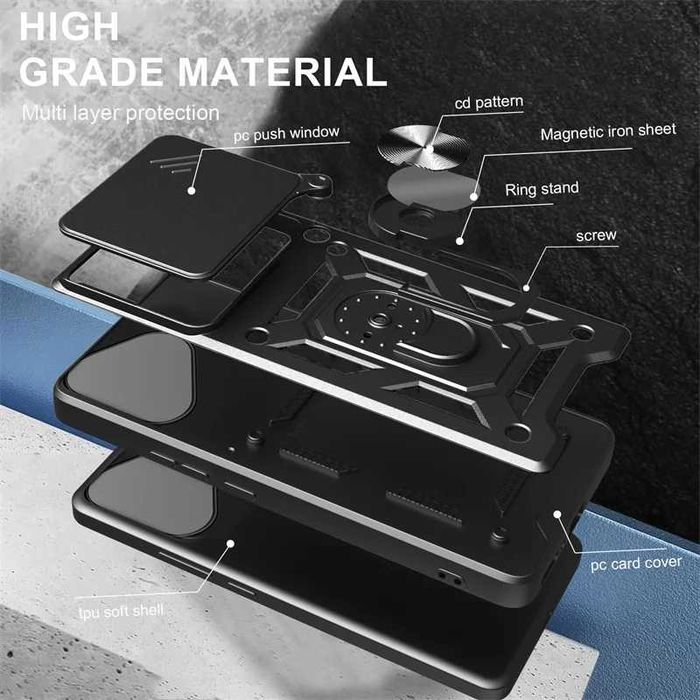 Honor 400 Lite - Удароустойчив Кейс Гръб CamShield