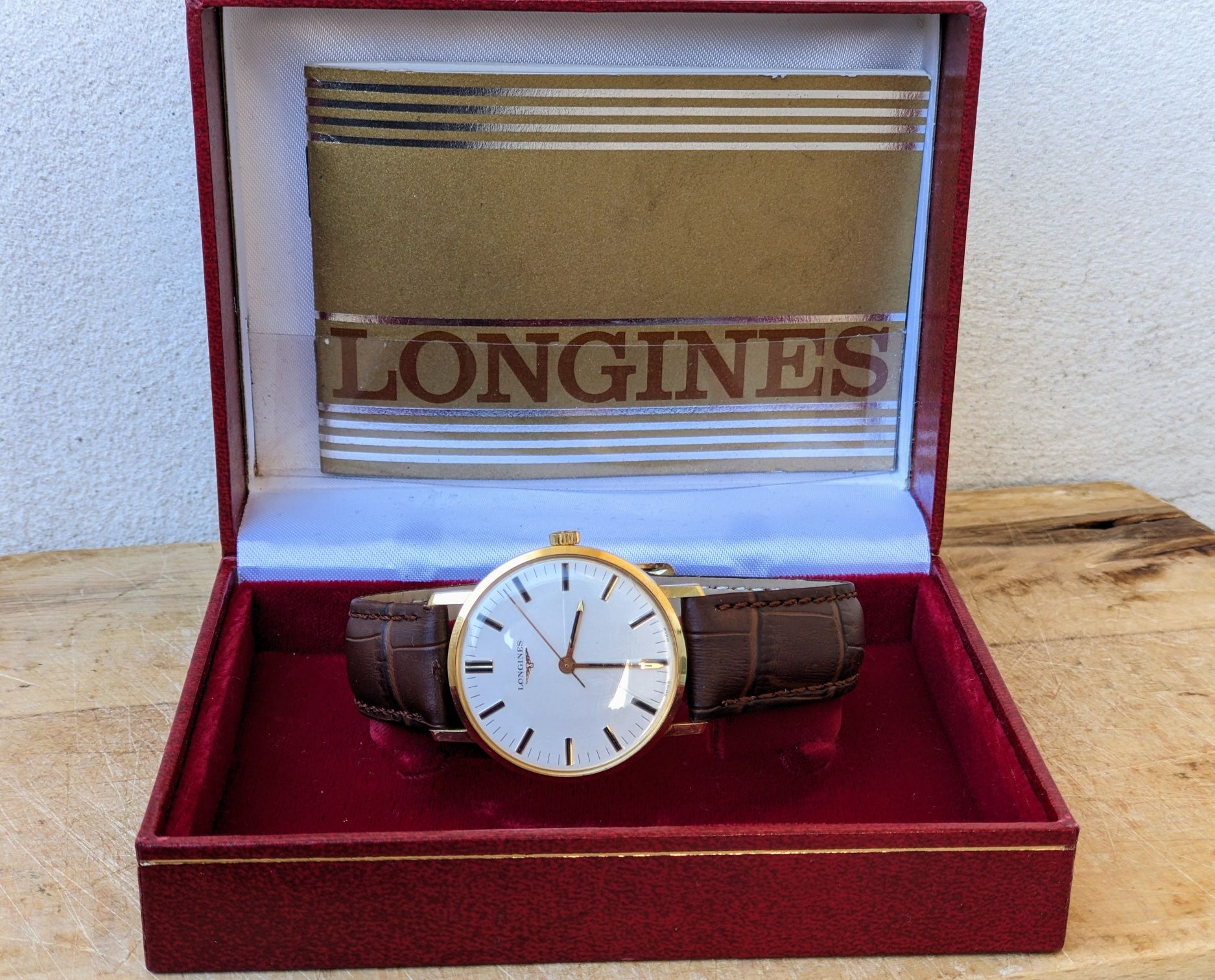 Vintage Longines 18k solid gold