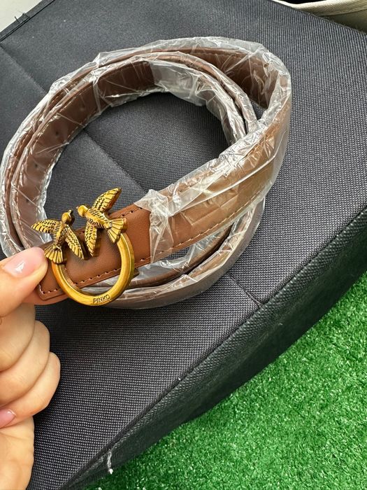 Curea din piele naturala Pinko