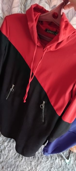 Платье трикотажное Рр42-46(черно-красное) любая вещь по 2500