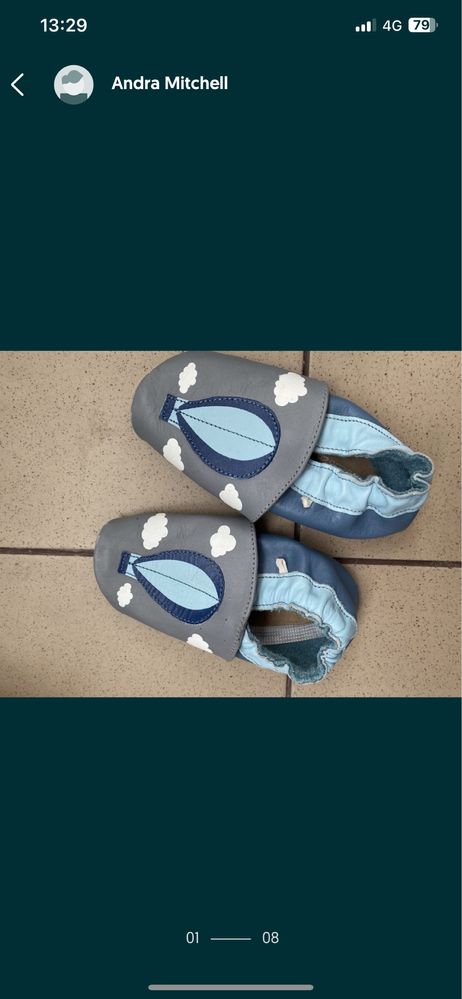 Barefoot piele 18-19, 23, 24, 2-3 ani