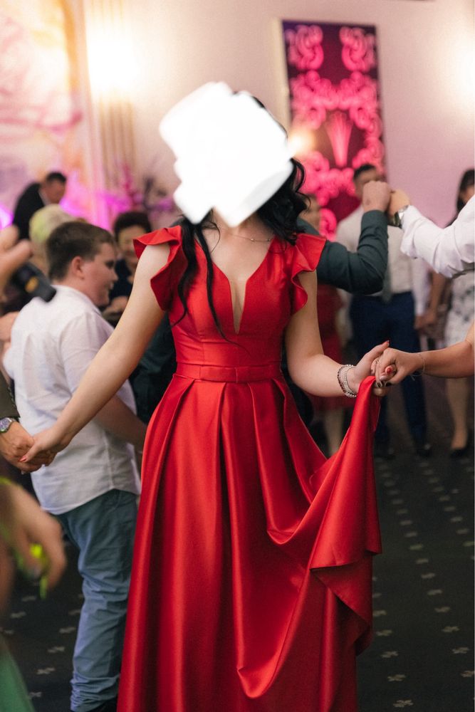 Rochie lunga rosie