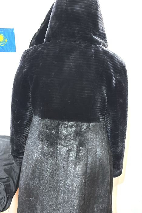 Комбинированная натуральная шуба