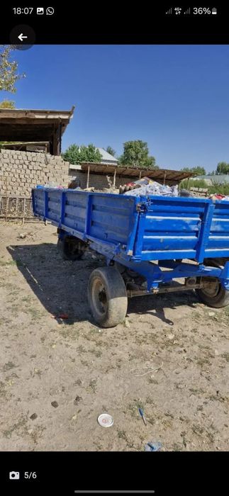 Трактор телешкасымен сатылады