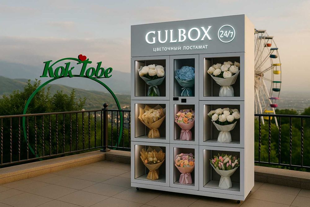 Готовый Цветочный Бизнес GulBox Доступен 24/7 Без Сотрудников Франшиза
