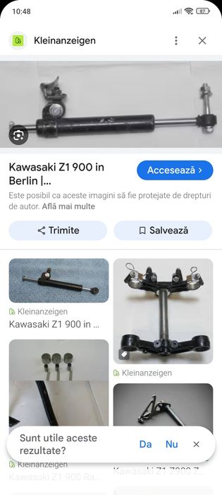 Amortizor directie motocicleta