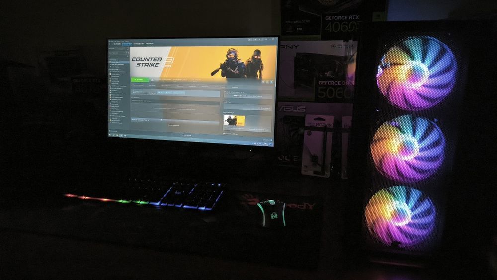 Игровой с монитором 24" Core I5-7500  3,80GHz/ Gigabyte GTX1060 5Gb.