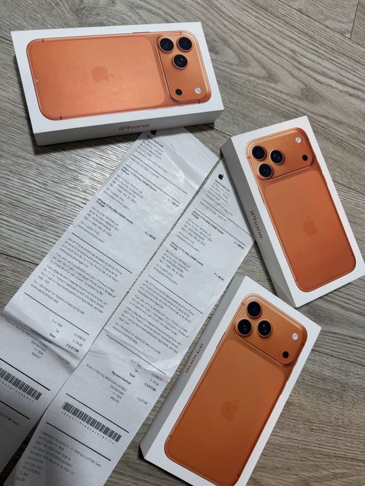 IPhone 17 pro max 256gb sigilat, garantie, facura, orange cosmic