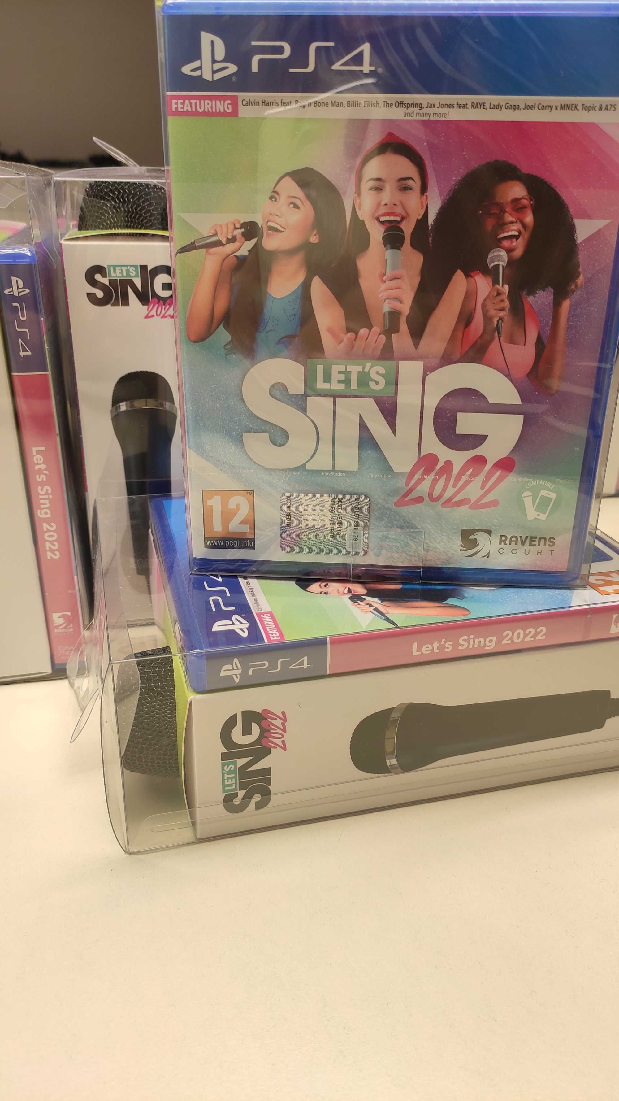 [ps4] ! КОМПЛЕКТ ! NEW Let's SING 22 + Микрофон / чисто НОВИ