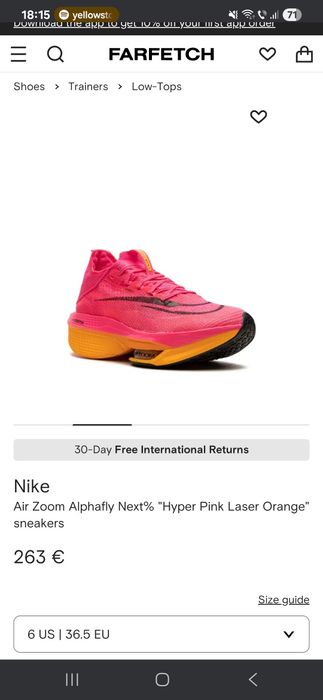 Nike Air Zoom Alphafly "Hyper Pink Laser Orange"