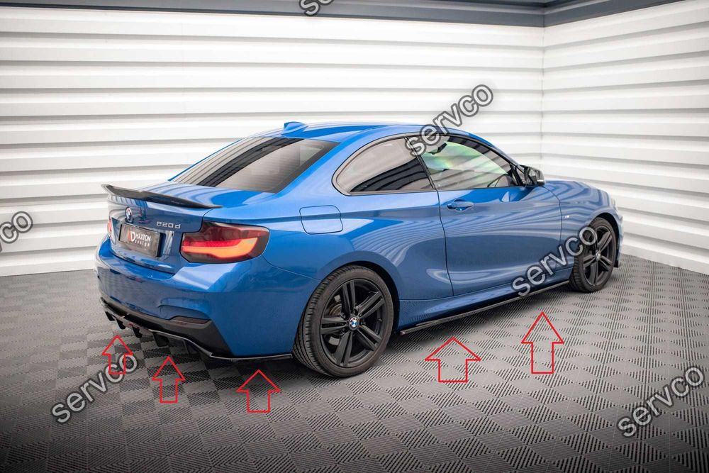 Pachet Body kit tuning Bmw Seria 2 F22 M-Pachet 2013-2019 v2 - Maxton