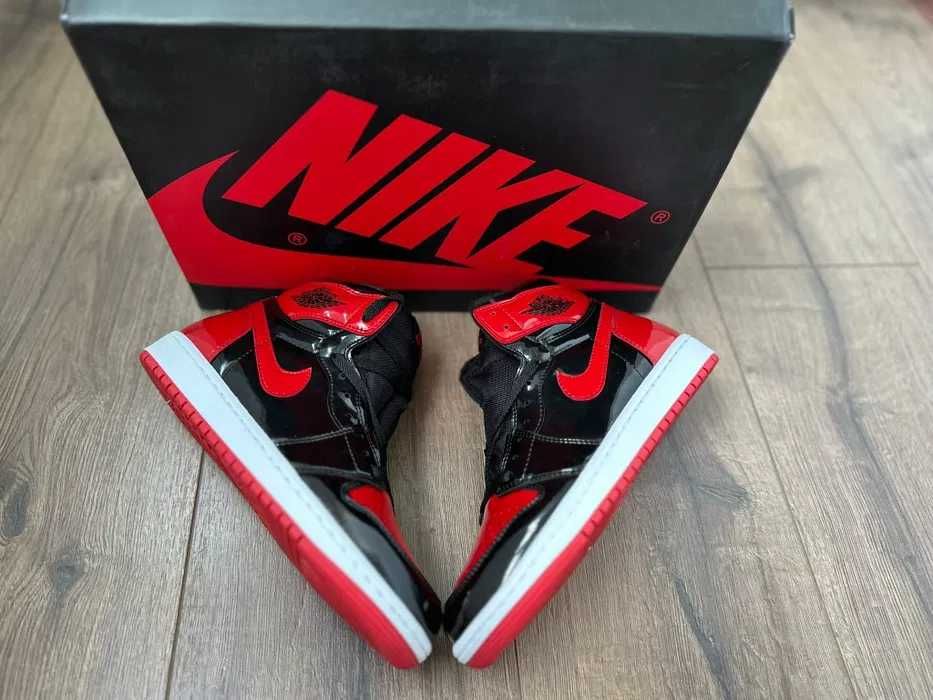 Jordan 1 PATENT BRED Unisex l FUll BOX