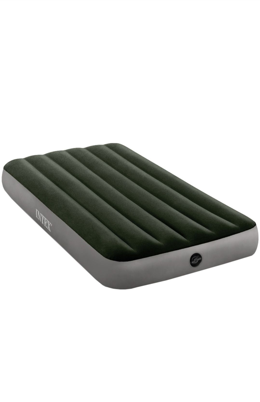 Надуваем дюшек Intex Prestige Downy Twin Dura-Beam, 76x191x25 см