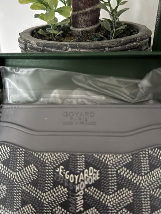 Cardholder Goyard gri