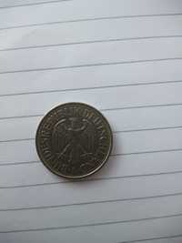 Moneda 1 Deutsche Mark originar din Germania din anul 1977