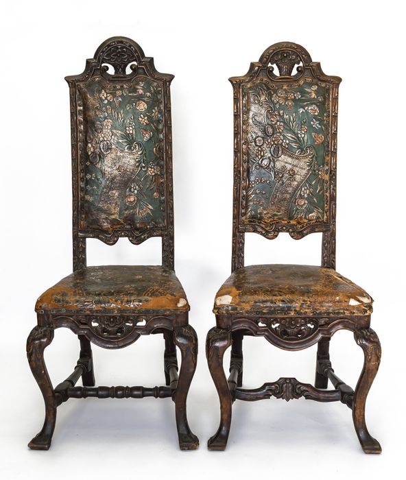 Firma restaurez tapițerie din piele antica baroc Chesterfield