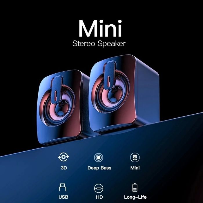 Mini Boxe PC Laptop, Placi Boxe Laptop cu volum pe fir alimentare usb