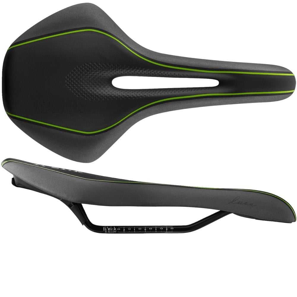 Вело седалка Fizik Luce Large (Women) S-Alloy Black-grey/Lime A1 3041