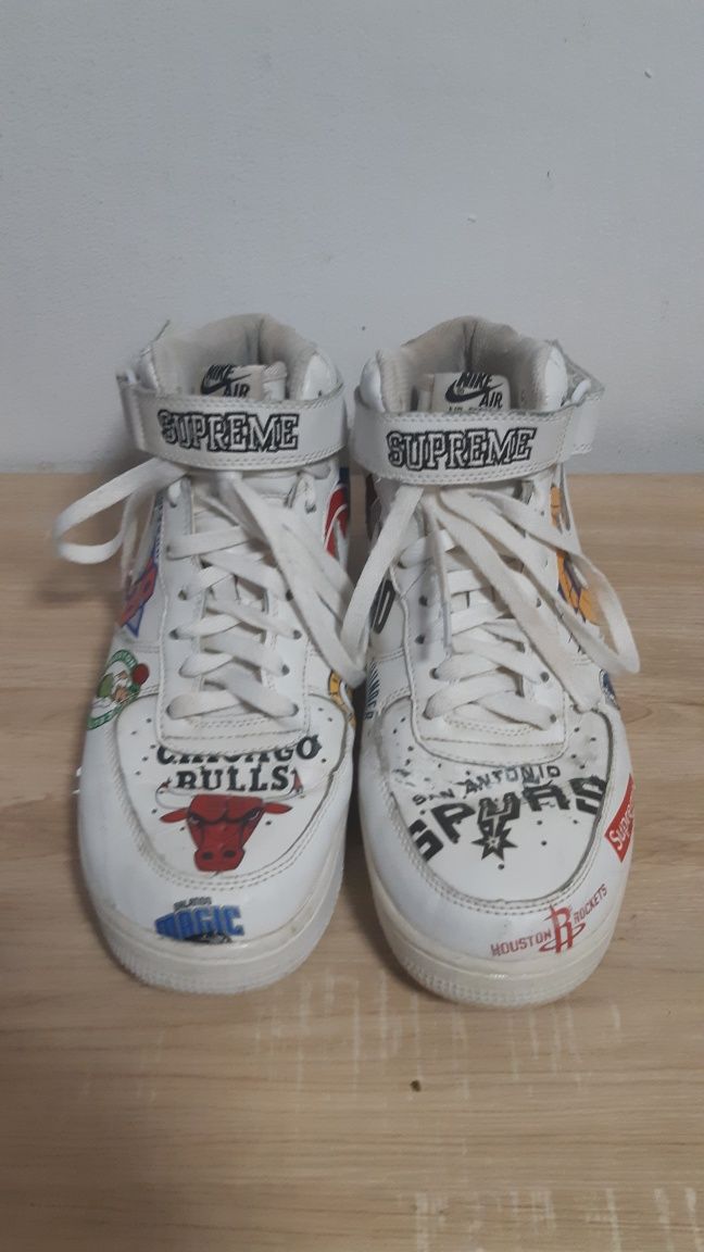 Nike Air- air force 1 supreme NBA white