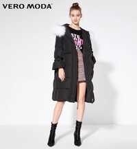 Пуховик Vero Moda ( натуральные мех и пух утки)