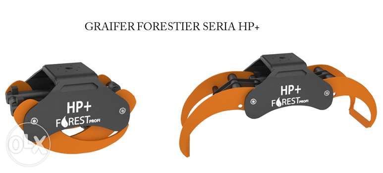 Graifer forestier si rotator hidraulic