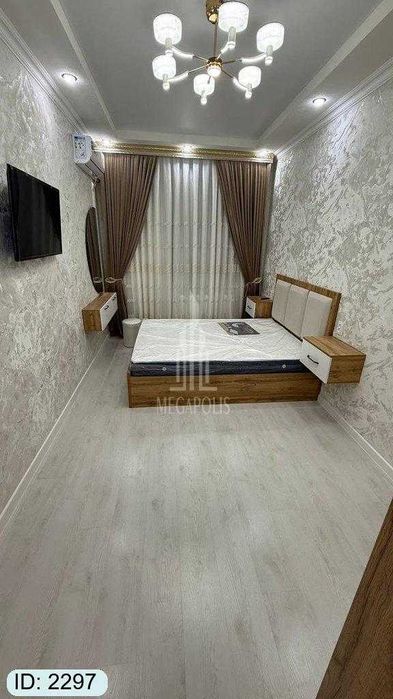 6 mikr mebel fayz tarafda 3 xona tayyor kvartira sotiladi №2297